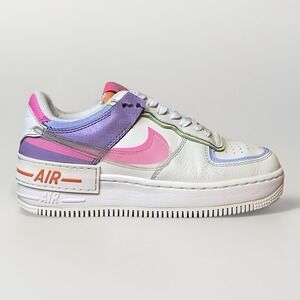 Nike Air Force 1 Shadow Women's Size 7.5 Pale Ivory Celestial Gold Digital Pink